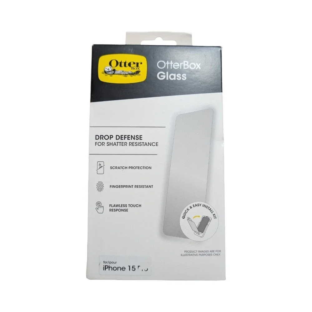 Mm6-N Otterbox Glass Clear Screen Protector‎ for Apple iPhone 15 Pro